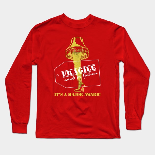 Famous Leg Lamp Long Sleeve T-Shirt by Alema Art